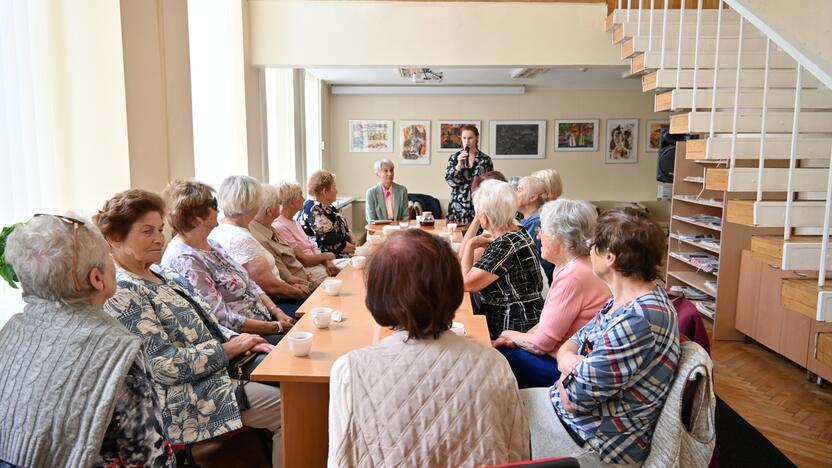 Dėmesys: I. Kanto bibliotekoje nuolat vyksta užsiėmimai senjorams.